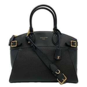 LOUIS VUITTON Taurillon Vendôme Noir M22914 2-way Handbag in Black Leather an...